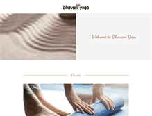 Tablet Screenshot of bhavaniyoga.com